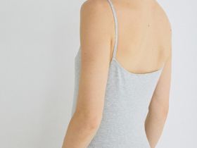 Платье макси на тонких бретелях, Серый