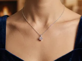 Подвеска из серебра с аметистом э0607пд02260350