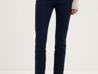 Брюки полуприлегающего силуэта на высокой посадке