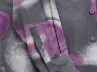 Блузка прямого силуэта с принтом