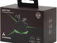 Наушники Accesstyle Wild TWS Black/Green