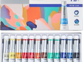 Набор акриловых красок Dmast 12 туб по 12 мл в картонной упаковке