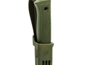 Нож Руз, сталь AUS-8 BlackWash, рукоять эластрон олива