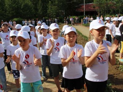 В лагере «Орленок» открылась первая юбилейная смена