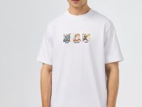 Футболка с арт-принтом, Белый