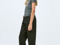 Джинсы с принтом для девочек, Серый