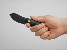 Туристический нож Boker Plus Nessmi Pro Black, сталь D2, рукоять микарта, черный