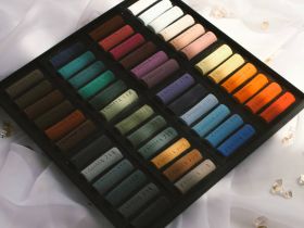 Набор пастели сухая Гамма, 48 цветов, картон. упак.