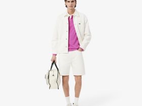 Мужское хлопковое регби Lacoste