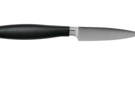 Кухонный нож Bker Core Professional Utility Knife для чистки овощей и фруктов, 90 мм, сталь X50CrMoV15, рукоять пластик