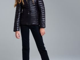 Куртка текстильная с полиуретановым покрытием для девочек