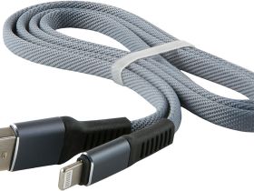 Кабель Red Line Flat USB / Apple Lightning 1 м Синий