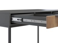 Стол Леванте-3 120x60 Графитовый/Черный