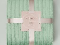 Плед Мягкая полоска/Soft strip, нефрит