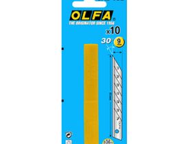 Лезвия OLFA сегментированные для графических работ 9х80х0,38 мм 10 шт