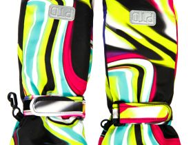 Варежки текстильные для девочек