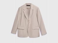 Пиджак из вискозы, Бежевый