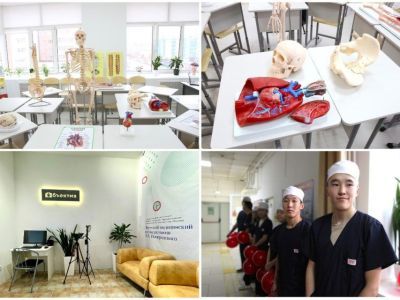 Современный анатомический центр и творческую студию открыли в Якутском медколледже