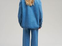 Джинсовая рубашка oversize