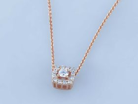 Классическая подвеска из красного золота э0212пд12200951_white