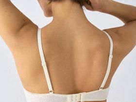 Бюстгальтер с формованными чашками, Желтый