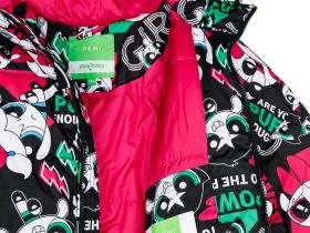 Куртка текстильная с полиуретановым покрытием для девочек