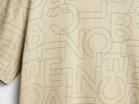 Футболка с принтом, Бежевый