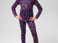 Термокомплект трикот. для девочек: фуфайка (футболка) с длин. рук, брюки для эпизод. использования