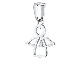 Подвеска из серебра с бриллиантом э0601пд03171700