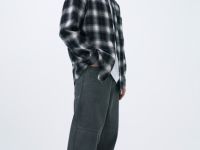 Широкие брюки с карманами, Серый