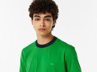 хлопковая футболка Lacoste приталенного кроя унисекс