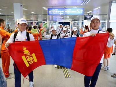 В Якутск на игры «Дети Азии» прибыла сборная Монголии