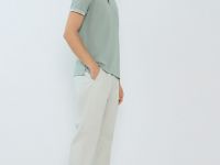 Брюки из микротвила, Белый