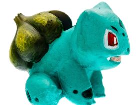 Бусина Бульбазавр, полимер