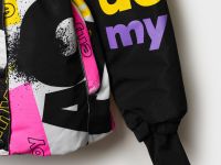 Куртка текстильная с полиуретановым покрытием для девочек