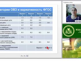 Опыт реализации требований ФГОС обучающихся с ОВЗ в разных формах организации образовательного процесса