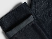 Джинсы Straight с люрексом для девочек, Черный