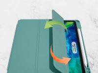 Чехол-книжка Mutural Folio Case для Apple iPad Pro 11 (2020/2021/2022) (полиуретан с подставкой) (голубой)