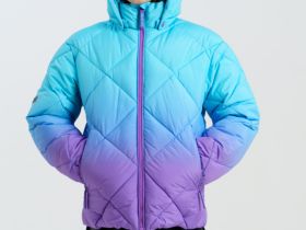 Куртка текстильная с полиуретановым покрытием для девочек