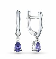 Серьги из серебра с аметистами э0607сг04202512