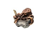 Бусина Ramen, бронза/мельхиор/латунь