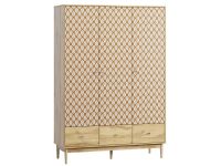 Распашной шкаф Тайрон 3-140x200 Розетта