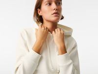 Женское худи Lacoste свободного кроя с карманом-кенгуру