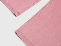 Широкие трикотажные брюки для девочек, Розовый