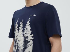 Футболка из хлопка с принтом