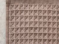 Полотенце вафельное Лорг/Lorgo, коричневое