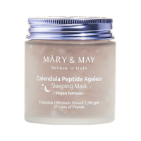 Ночная антивозрастная маска с лепестками календулы Mary&May Calendula Peptide Ageless Sleeping Mask 110 мл