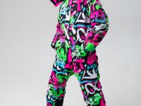 Комбинезон текстильный с полиуретановым покрытием для девочек