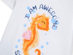 Пижама с коротким рукавом для маленькой девочки