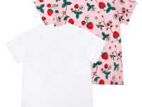 Фуфайка детская трикотажная для девочек (футболка), 2 шт в комплекте